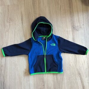The North Face || 6-12 m || fleece zippered jacket